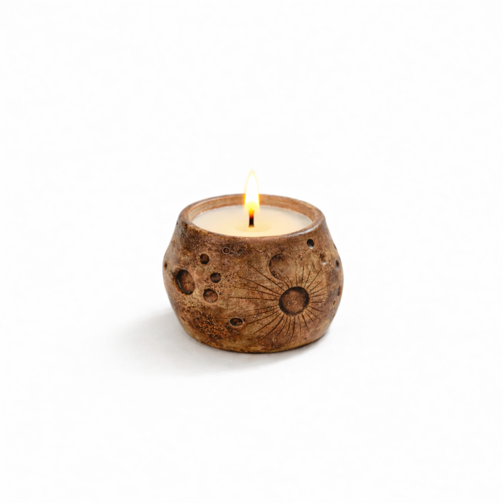 Çikolata Kokulu Doğal Mum – +20 Saat Yanma Süresi | Parla Candle