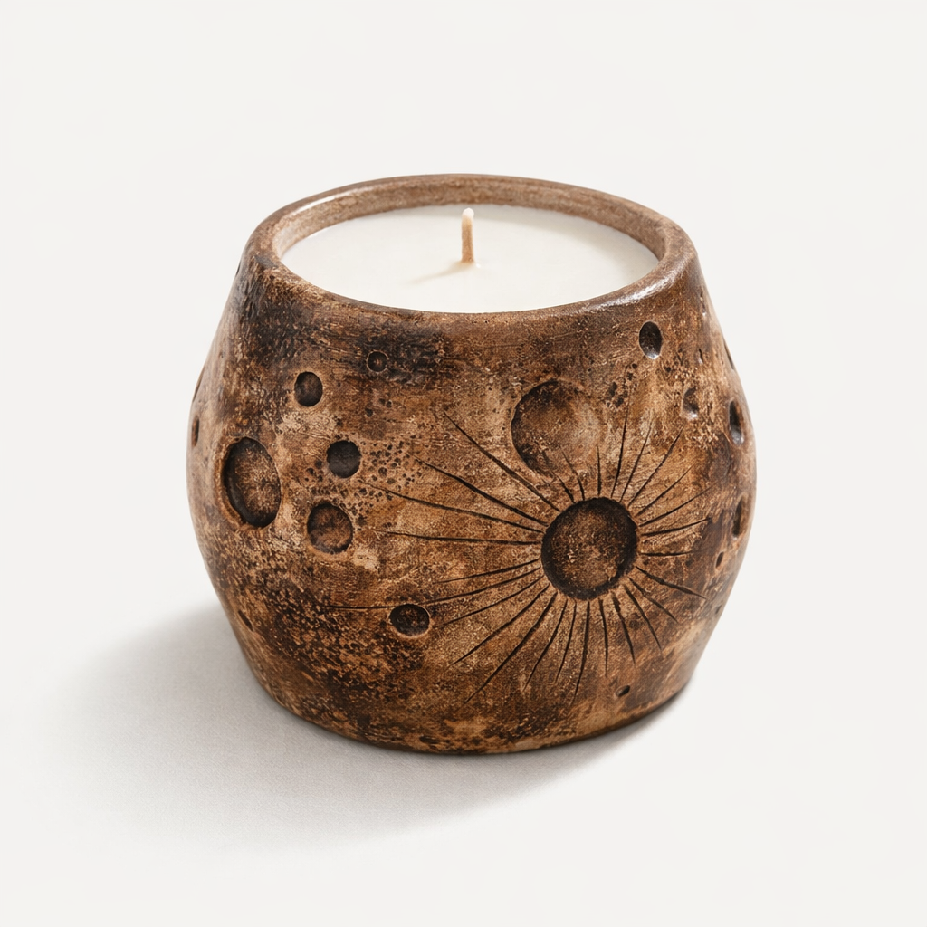 +40 Saat Yanma Süreli Sandal Ağacı Kokulu Mum - Parla Candle